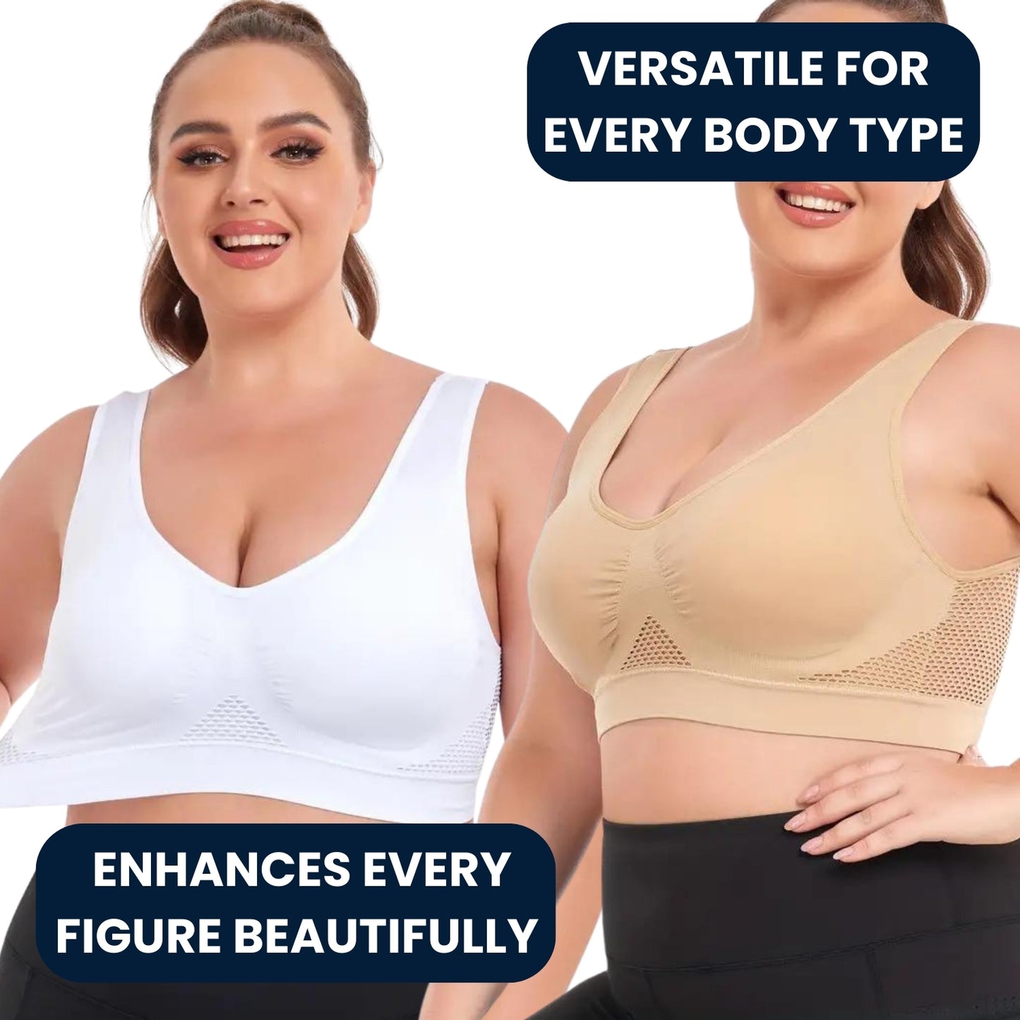 GracePose® - Push-up bra No-Wire (Pack of 3)