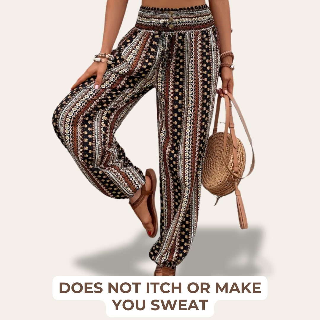 Buy 1 Get 1 Free - Mia Comfortable bohemian trousers