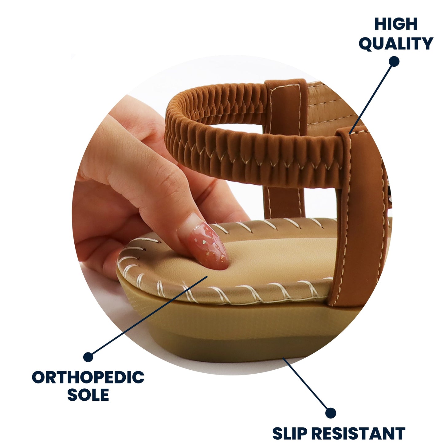 Iris® - Comfortable ergonomic sandals for women